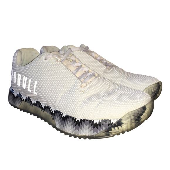 NOBULL Outwork Edge Impact Trainer Shoe Sneaker White Womens 8 Crossfit Workout - Picture 1 of 10